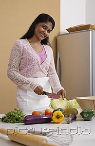 PictureIndia - Indian woman preparing food in the kitchen