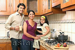 Asia Images Group - Family in kitchen