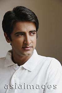 Asia Images Group - portrait of man in white shirt