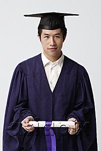 AsiaPix - Man with diploma