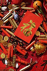 AsiaPix - Red packet with Chinese character on various Chinese New Year goodies