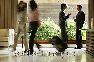 Asia Images Group - busy hotel lobby