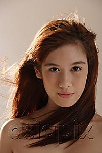 AsiaPix - Head shot of Asian girl with long hair