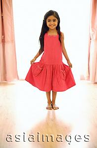 Asia Images Group - little girl in pink dress
