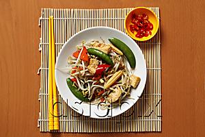 AsiaPix - Stir fried vegetables with chillies. Chinese food