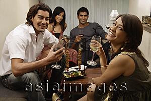 Asia Images Group - couples enjoying drinks