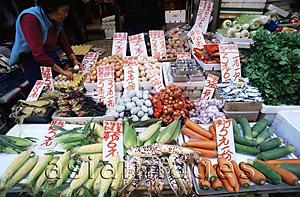 Asia Images Group - China,Hong Kong,Fruit and Vegetable Market Display