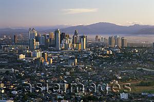 Asia Images Group - Philippines,Manila,Pasig City Business Area Skyline