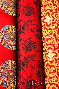 Asia Images Group - China,Beijing,The Silk Market,Detail of Silk Fabrics