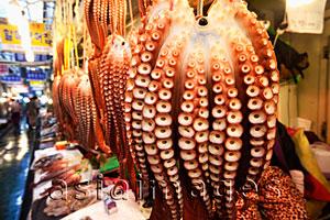 Asia Images Group - Octopuses at Gyeongju Market, Korea