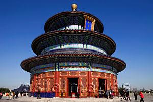 Asia Images Group - Temple of Heaven or Tiantan, Hall of Prayer for Good Harvests. Beijing, China