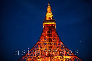 Asia Images Group - Tokyo Tower at night. Japan