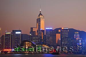 Asia Images Group - Wanchai area Skyline. Hong Kong, China