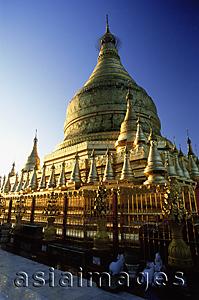 Asia Images Group - Myanmar (Burma), Bagan, Temple at dawn