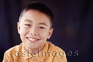 Asia Images Group - Boy smiling, portrait