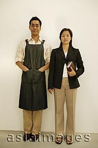 Asia Images Group - Couple standing side by side