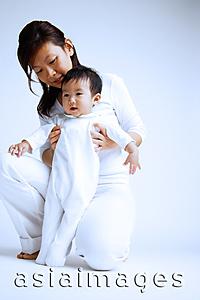 Asia Images Group - Mother and son, portrait