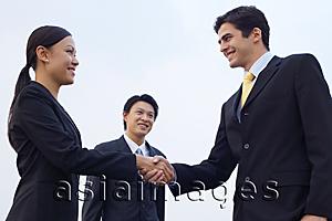 Asia Images Group - Businesspeople shaking hands