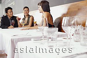 Asia Images Group - Couples dining in restaurant