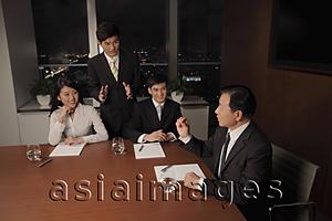 Asia Images Group - People talking during a business meeting