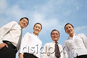 AsiaPix - Executives looking down at camera, smiling