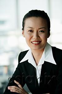 AsiaPix - Woman in business suit, portrait