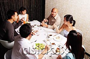 AsiaPix - Couples eating at restaurant