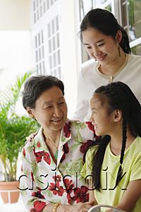 AsiaPix - Grandmother with two granddaughters