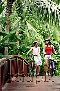 AsiaPix - Two women with bicycles