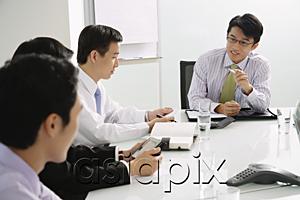 AsiaPix - Businessmen in a meeting