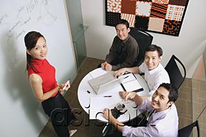 AsiaPix - Executives in meeting room, looking up at camera