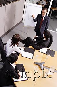 AsiaPix - Businessman making a presentation colleagues