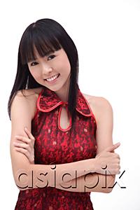AsiaPix - Young woman arms crossed, smiling