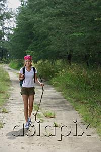 AsiaPix - Woman on hiking trail