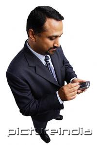 PictureIndia - Businessman using PDA