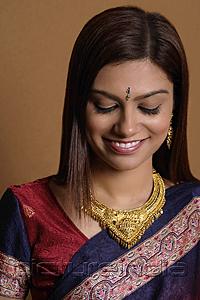PictureIndia - Portrait of Indian woman wearing sari