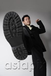 AsiaPix - business man ready to stomp
