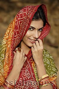 Asia Images Group - woman in sari