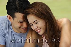 Asia Images Group - Couple sitting very close