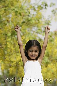 Asia Images Group - little girl in park