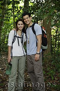Asia Images Group - Couple on a hike
