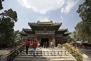 Asia Images Group - Tourists at Beihai Park, Beijing, China