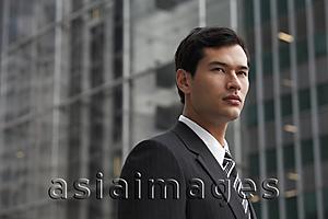 Asia Images Group - business man in a suit looking away
