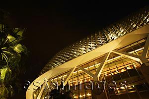 Asia Images Group - Night view of Esplanade Theater, Singapore