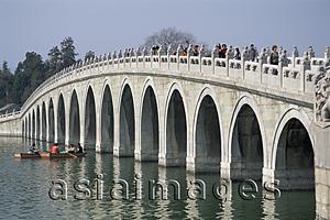 Asia Images Group - China,Beijing,Summer Palace,Seventeen Arched Bridge