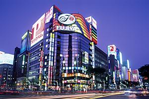 Asia Images Group - Japan,Tokyo,Ginza,Street Scene