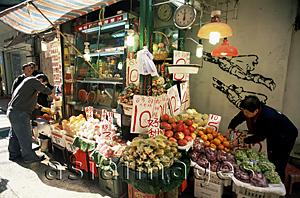Asia Images Group - China,Hong Kong,Typical Streetside Fresh Fruit Juice Stall