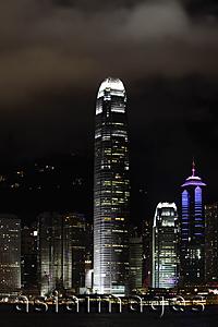 Asia Images Group - Hong Kong island skyline at night