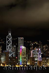Asia Images Group - Hong Kong island skyline at night