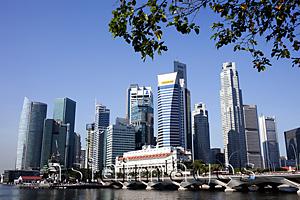 Asia Images Group - Singapore,City Skyline of CBD
